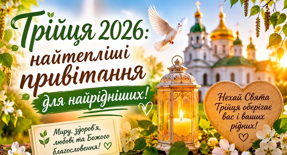 Трійця 2026: найтепліші привітання у прозі та картинках для найрідніших - today.ua
