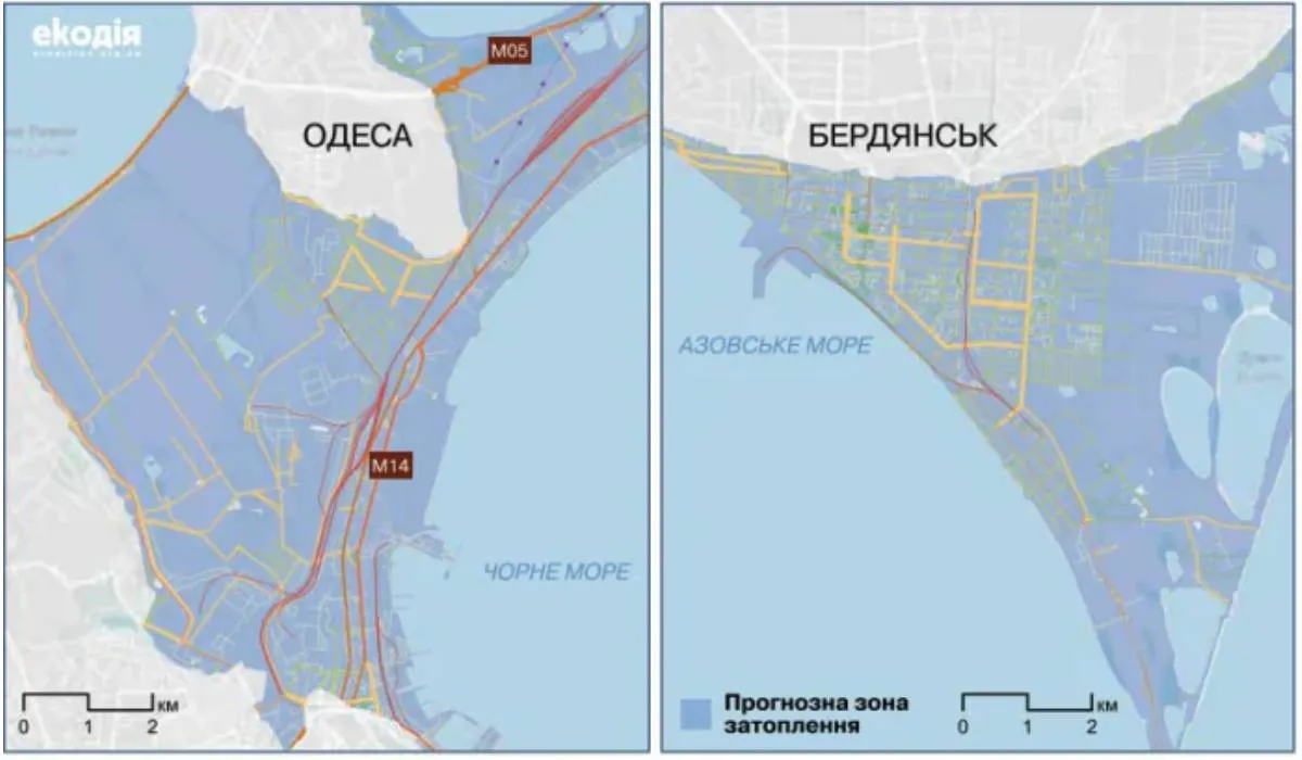 Миллионы гектаров окажутся под водой: в Украине ожидается масштабное затопление территорий - today.ua