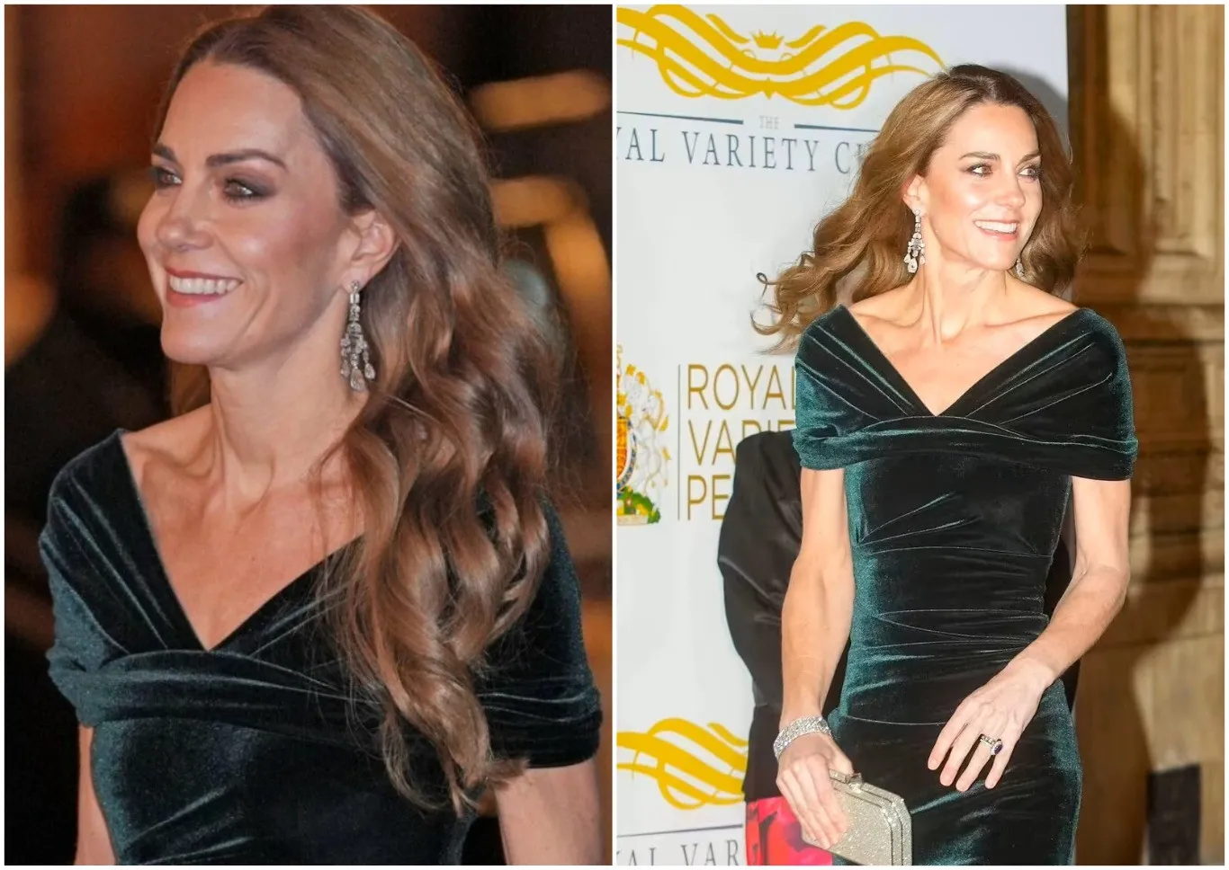 Серьги-люстры и бархатное платье: Кейт Миддлтон произвела фурор новым вечерним образом Серьги-люстры и бархатное платье: Кейт Миддлтон произвела фурор новым вечерним образом - today.ua