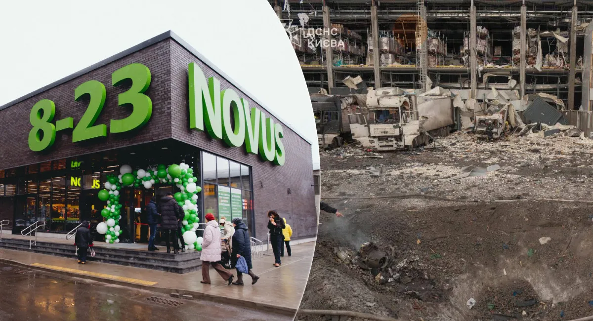Ожидается ли дефицит продуктов? Россия уничтожила крупнейший склад сети супермаркетов Novus в Киеве - today.ua