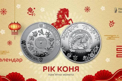 Нацбанк презентовал новую монету “Год Лошади” из серии “Восточный календарь”