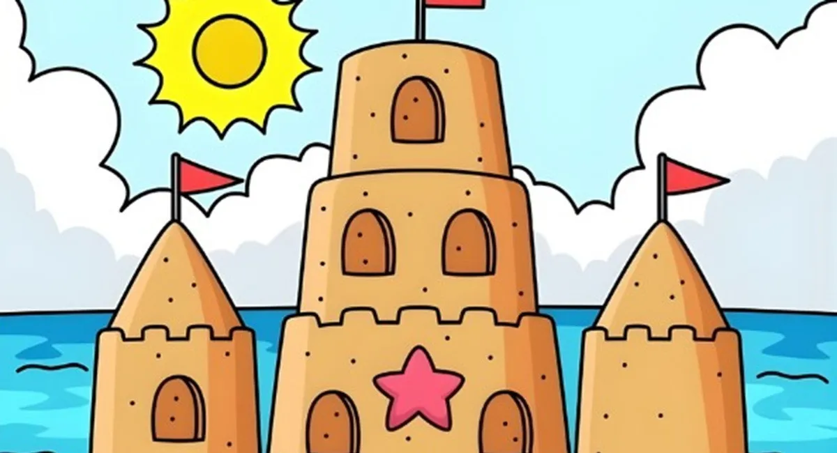 Тест на внимательность: найди 3 отличия на изображениях песчаных замков за 17 секунд - today.ua