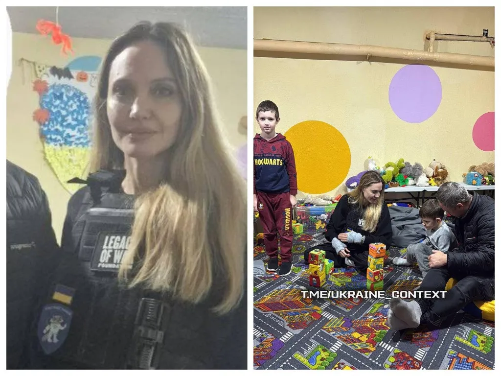 Охранник в ТЦК и памятные подарки: Анджелина Джоли с приключениями посетила Херсон - today.ua