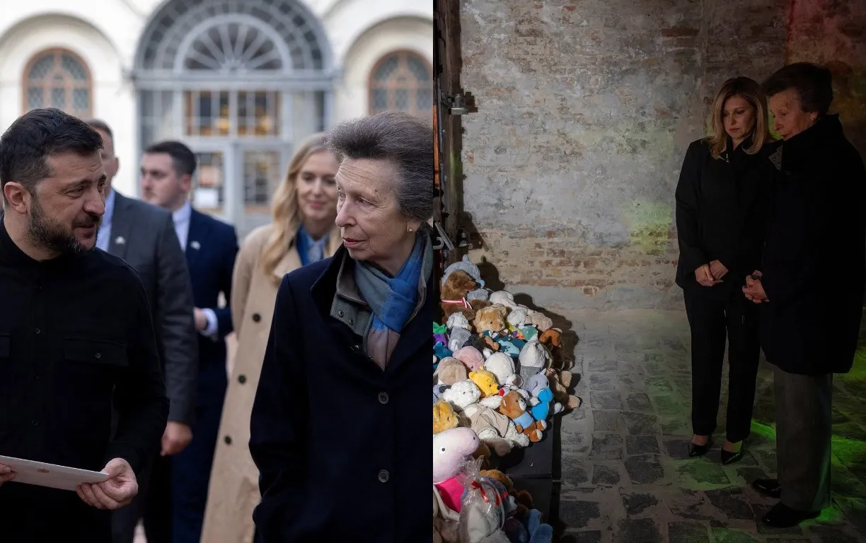 Британская принцесса посетила Украину: сестра короля Чарльза III встретилась с президентом и ветеранами - today.ua