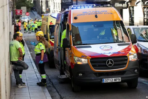 У центрі Мадрида сталася трагедія: обвалилась будівля під елітний 4-зірковий готель, є жертви