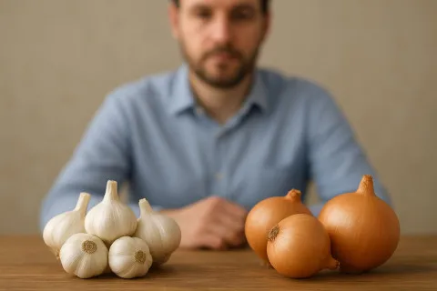Часник та цибуля як засіб від застуди: чи допомагають овочі захистити організм у холодну пору року