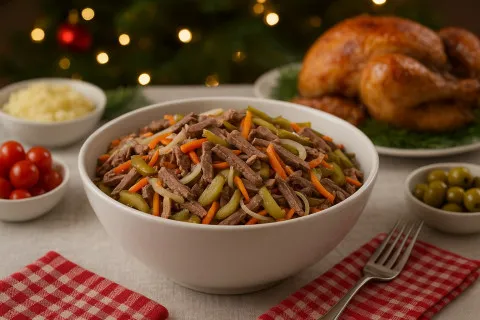 Вкусная замена "оливье" и "крабового": рецепт быстрого салата для праздничного стола