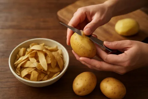 Чому не варто викидати шкірку від картоплі: топ-5 способів використання на кухні та в побуті