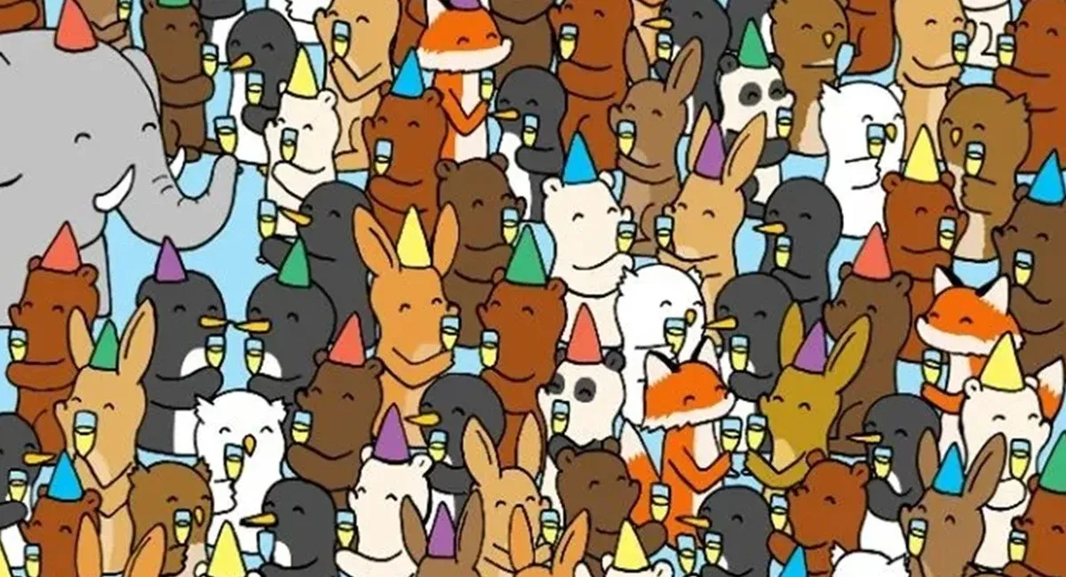 Тест на внимательность: сможете ли вы найти три пустых стакана среди животных за 15 секунд - today.ua