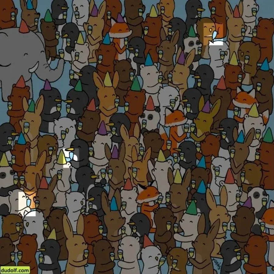 Тест на внимательность: сможете ли вы найти три пустых стакана среди животных за 15 секунд Тест на внимательность: сможете ли вы найти три пустых стакана среди животных за 15 секунд - today.ua