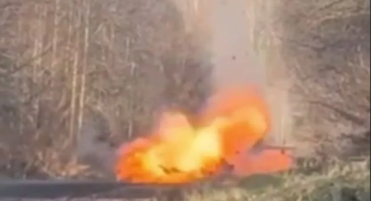 ГУР підірвало авто з підполковником ОМОНу РФ, причетним до воєнних злочинів на Київщині (відео) - today.ua