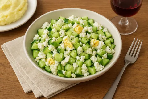 Вкусный салат из трех ингредиентов: рецепт быстрого и полезного перекуса