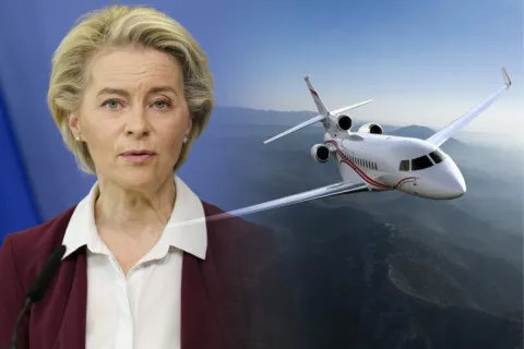 Літак президентки Єврокомісії здійснив аварійну посадку після втрати GPS у Болгарії - підозрюють втручання Росії