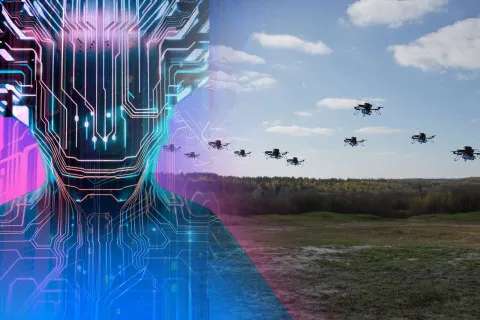 Алгоритми замість людей: Україна випробовує на фронті рої дронів із ШІ