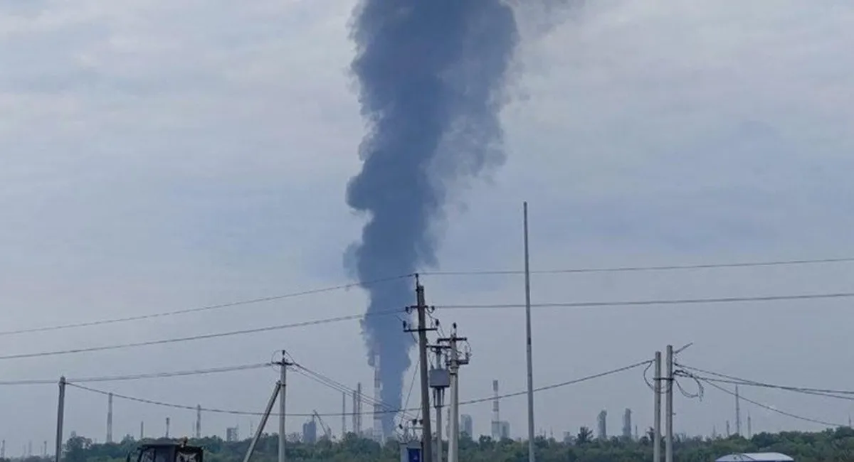 Дрони уразили нафтохімічний комплекс Газпрому, що за понад 1300 км від України (фото, відео) - today.ua