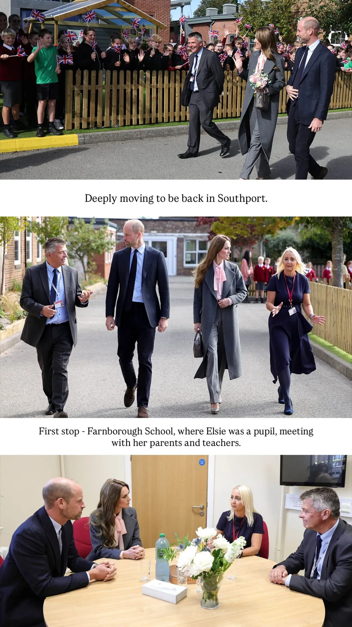 Монохромный образ с ярким акцентом: Кейт Миддлтон очаровала Сеть новым появлением на публике - today.ua