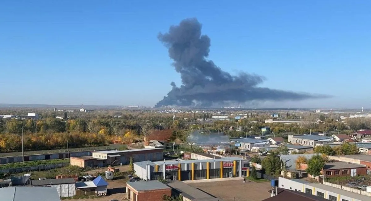 Завод Газпрома в российском Башкортостане подвергся второй за неделю атаке дронов (фото, видео) - today.ua