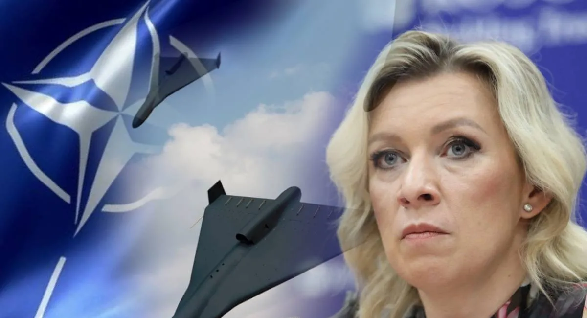 Москва снова сходит с ума: Захарова обвинила Украину в подготовке атаки на НАТО - today.ua