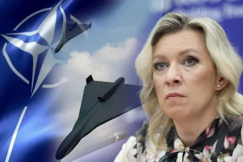 Москва снова сходит с ума: Захарова обвинила Украину в подготовке атаки на НАТО
