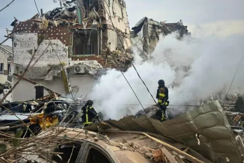 РФ массировано атаковала Киев и область: есть погибшие, среди которых ребёнок, и десятки раненых (фото)