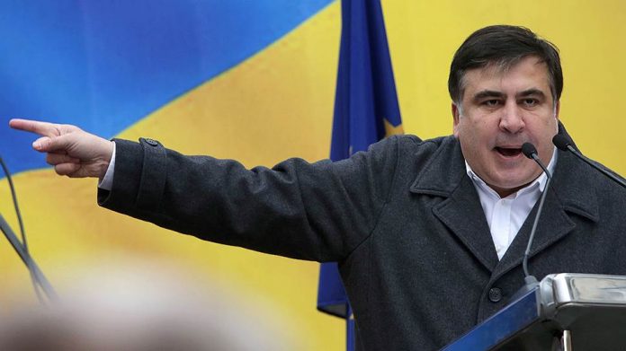 Саакашвили сломал руку пенсионерке во время пикета в одесском суде - today.ua