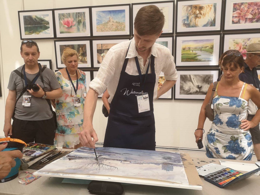 В Чехии прошел фестиваль акварельного творчества, организованный украинкой по происхождению