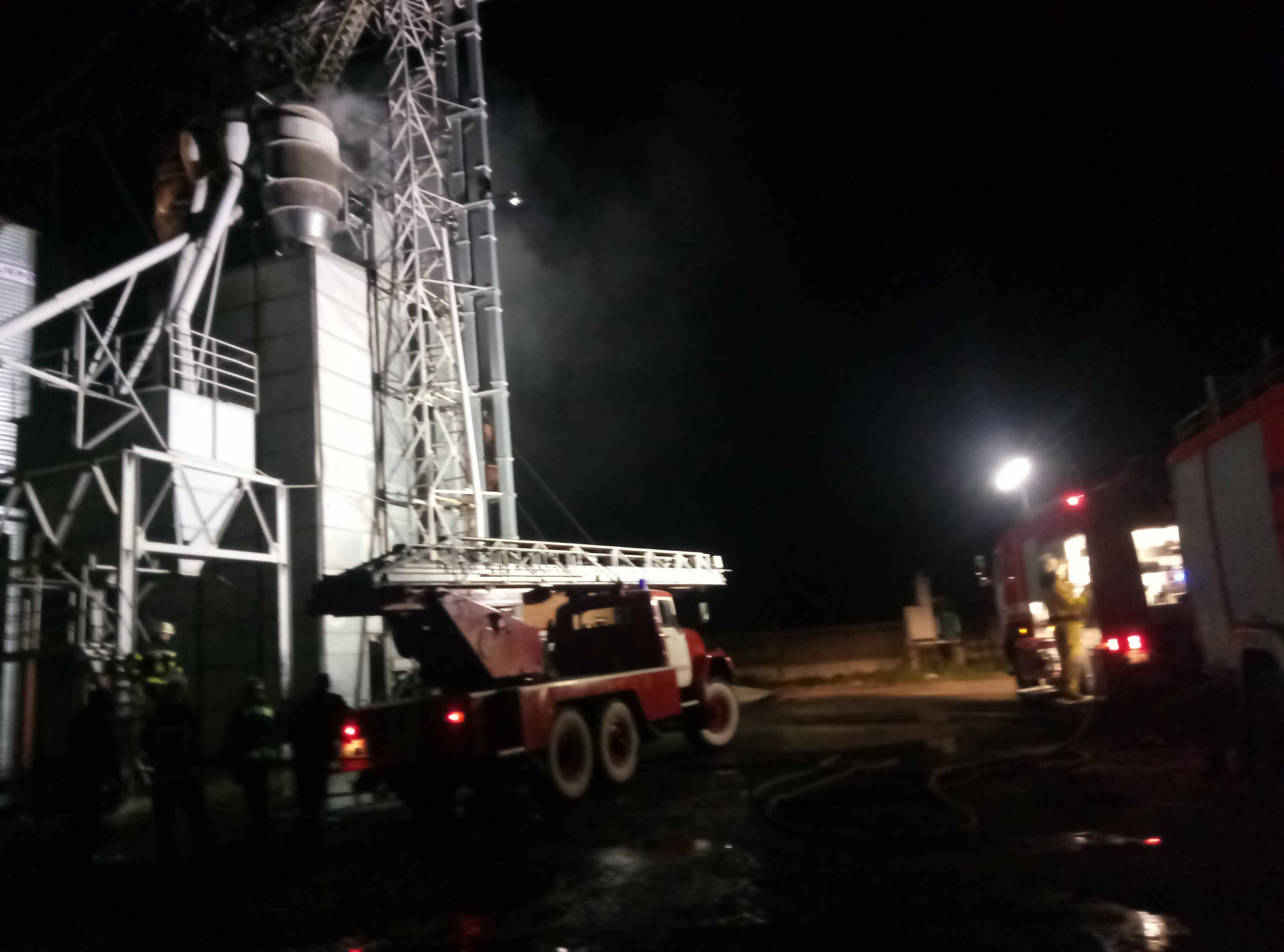 Масштабна пожежа під Києвом: вигоріли 15 тонн насіння соняшника