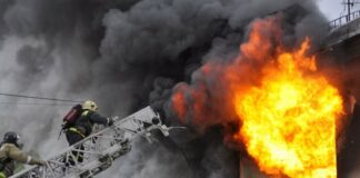 В жутком пожаре в Киеве погибли люди (видео)  - today.ua