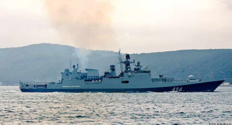 Из оккупированного Крыма в сторону Азовского моря направляется российский фрегат с торпедами и бомбометом   - today.ua