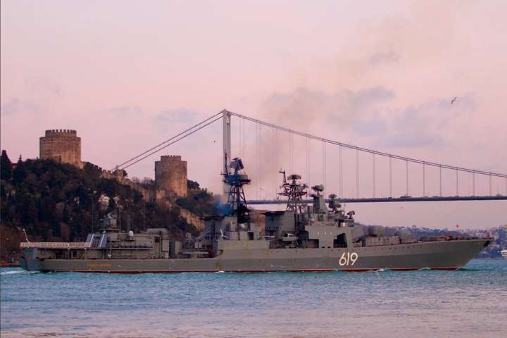 У Чорне море зайшов військовий корабель Північного флоту Росії  - today.ua