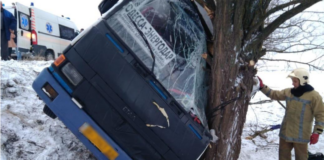 В Херсонской области автобус с пассажирами вылетел в кювет - today.ua