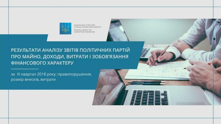 НАПК нашло более 200 нарушений в финансовых отчетах политпартий - today.ua
