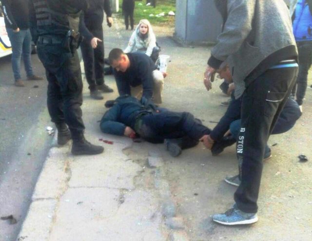 В Одессе «евробляха» сбила трех нацгвардейцев, один из них погиб