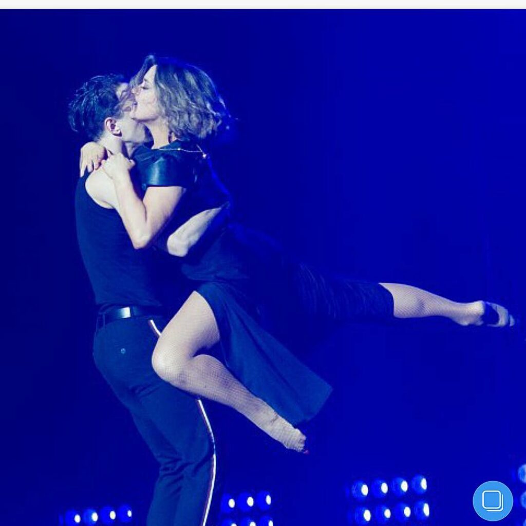 Наталья Могилевская показала своего нового партнера по танцам