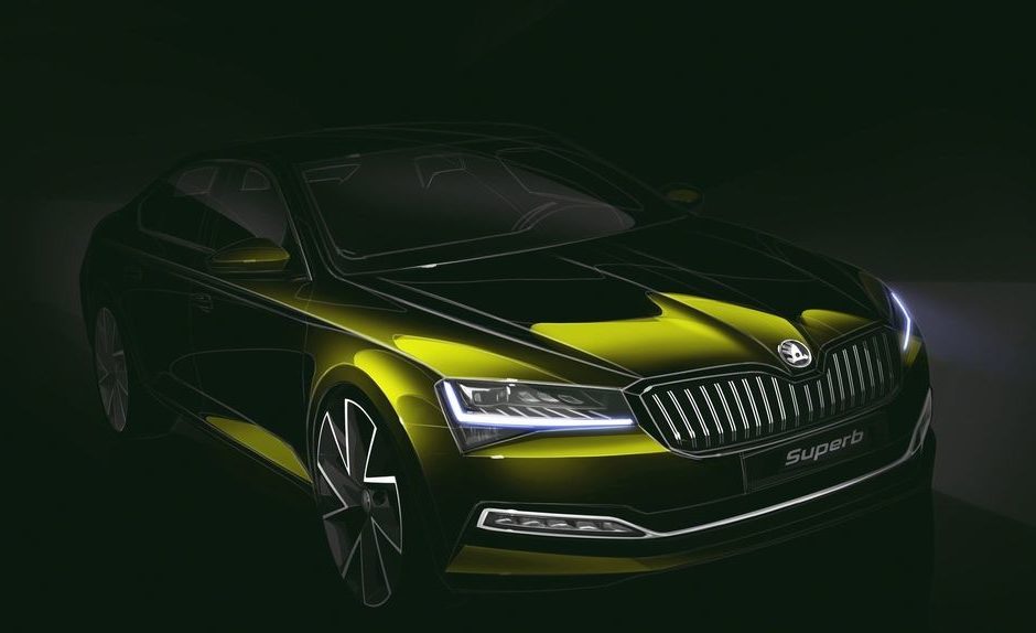 Skoda представит обновленную гибридную модель Superb: появились первые фото