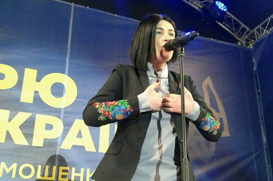 Співачку Анастасію Приходько зареєстрували кандидатом у Вінниці