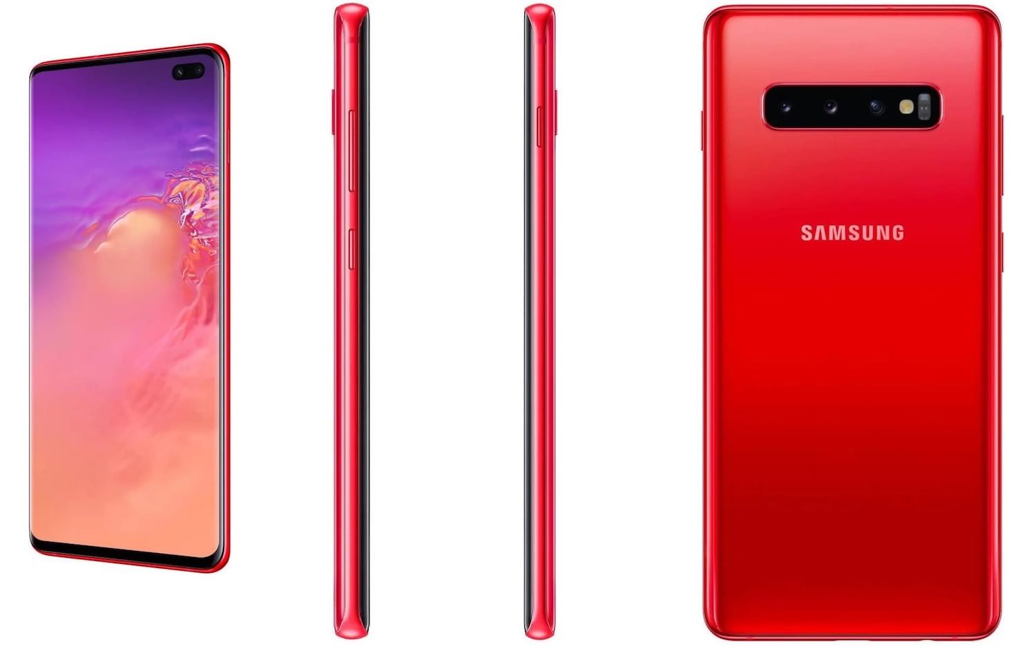 Samsung Galaxy S10 выпустили в красном цвете