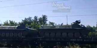 Росіяни перекидають на Донбас колону танків: з'явилось відео - today.ua
