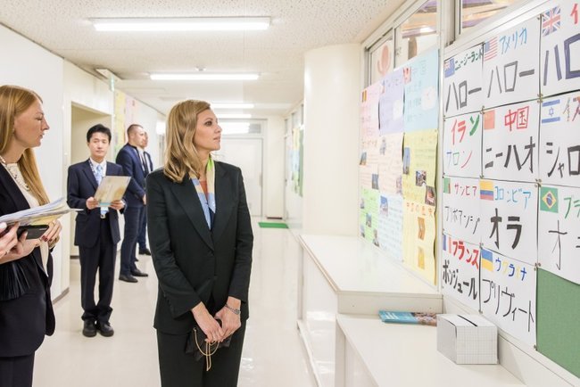 Олена Зеленська відвідала школу в Японії: що здивувало першу леді  - today.ua