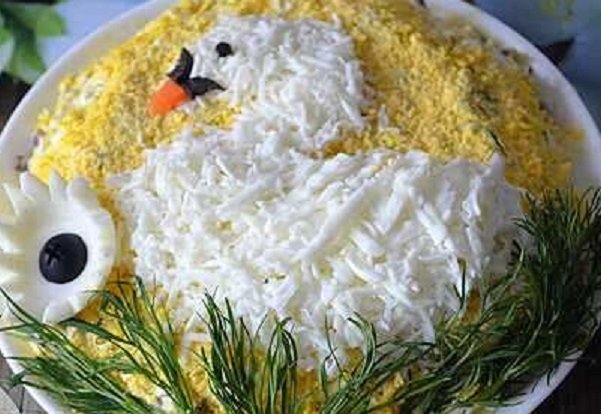 Салат “Білий лебідь“: покроковий рецепт новинки на вашому святковому столі - today.ua