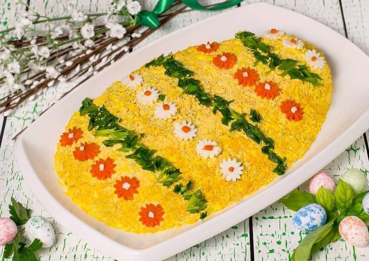 Новий салат “Великоднє яйце“: рецепт святкової страви