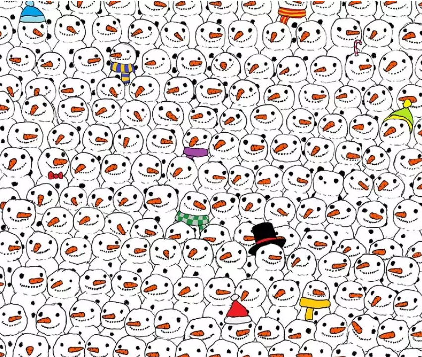 Найдите на картинке панду за 20 секунд: увлекательная головоломка