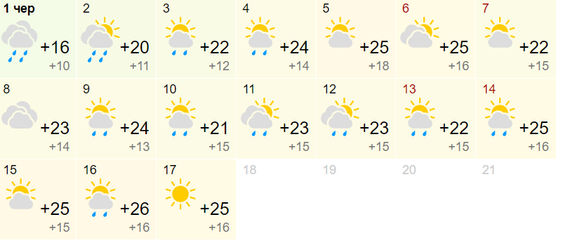 Погода в Украине на начало лета: синоптики порадовали приятным прогнозом 
