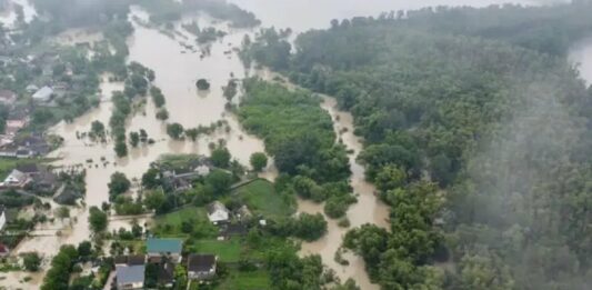 Западная Украина уходит под воду: Аваков показал фото масштабной катастрофы - today.ua