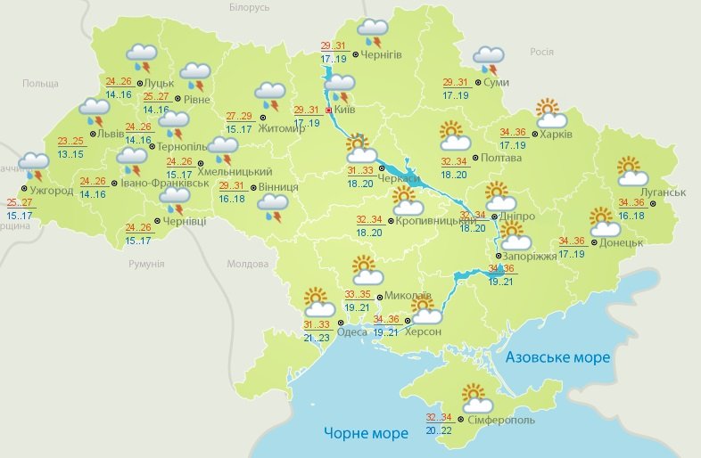 Две волны адской жары: прогноз погоды на июль 2020 от Укргидрометцентра