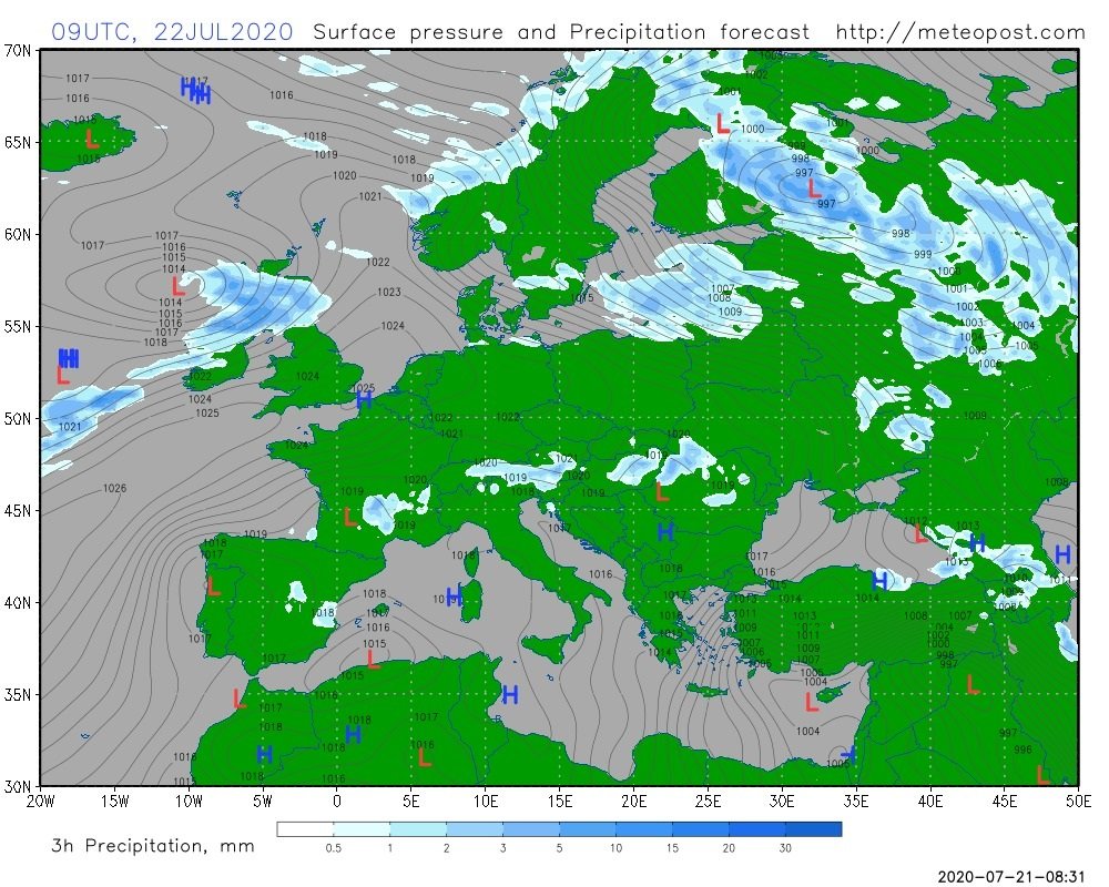 В Украину идет осенний холод: прогноз погоды до конца недели от Наталки Диденко