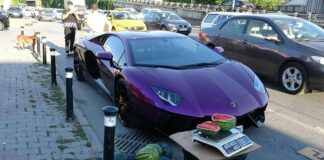 Владелец Lamborghini продавал арбузы из багажника своего авто - today.ua