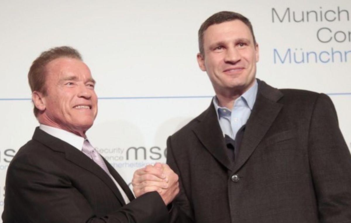 Кличко рассказал, как Шварцнеггер поздравил его с победой на выборах