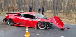 ДТП с элитным авто под Киевом: Lamborghini на скорости в 200 километров слетел с дороги - today.ua