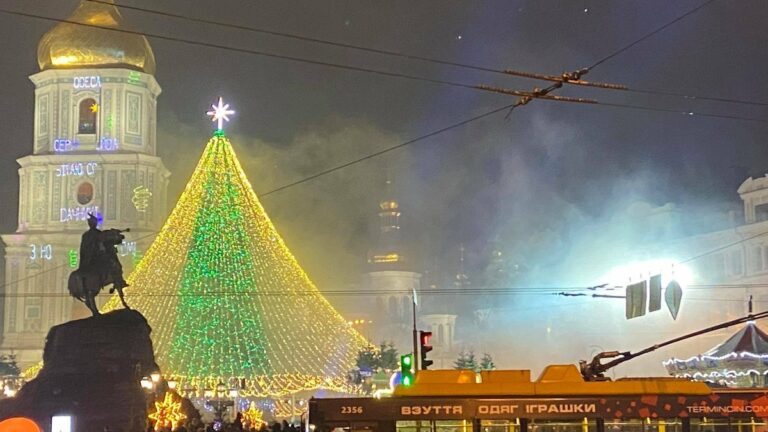 В Киеве буквально зажгли главную елку страны: пришлось тушить пожар - today.ua